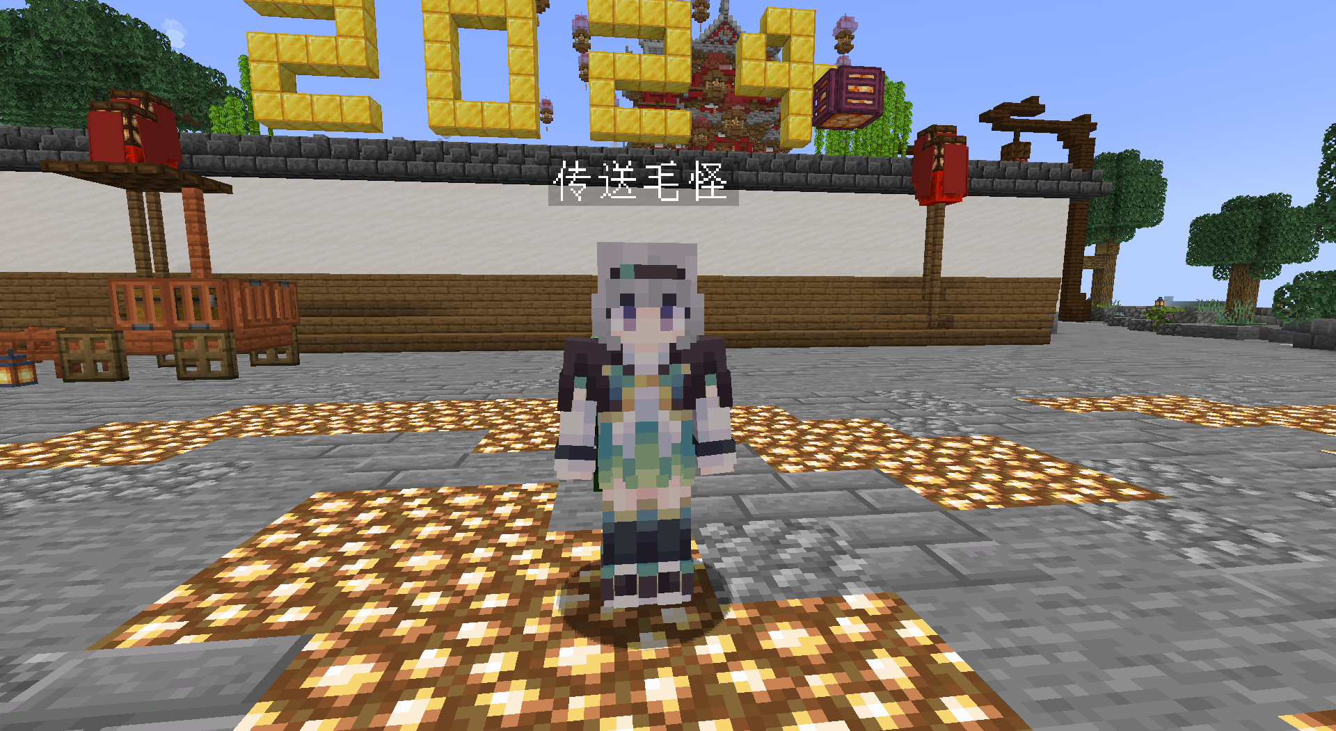 传送毛怪